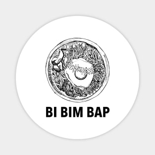 bi bim bap in english Magnet